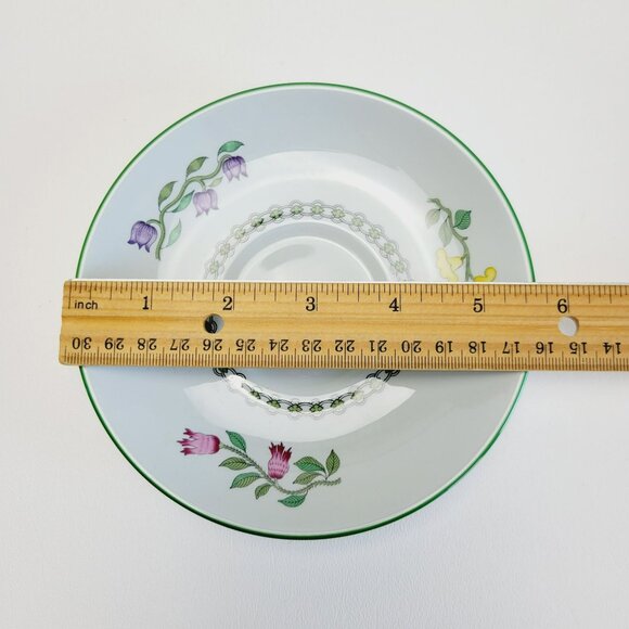 Spode Summer Palace Stoneware Cup & Saucer 2 Sets Multicolor Floral Discontinued - Picture 10 of 12